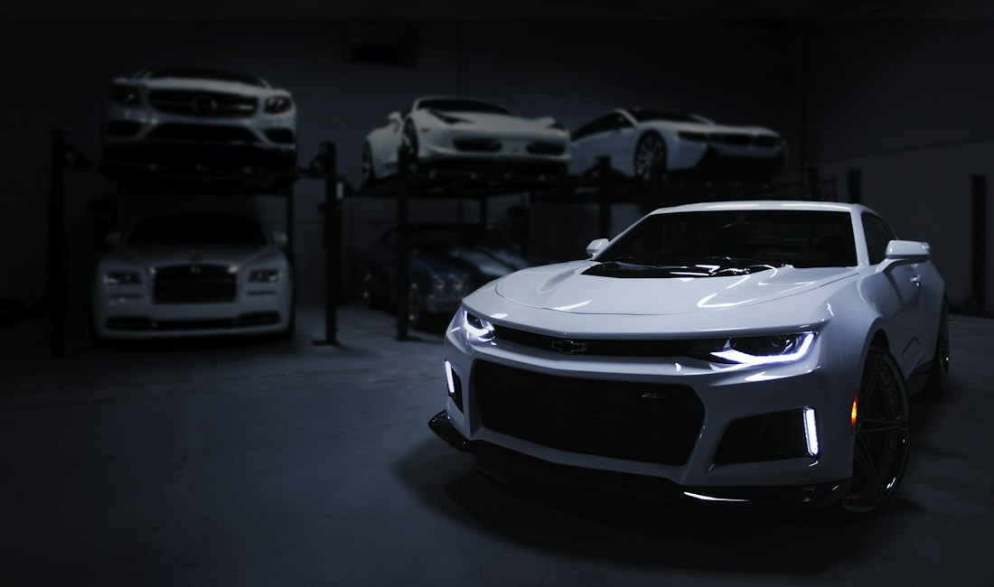 Illustrative automotive photography for the Chamya project cover